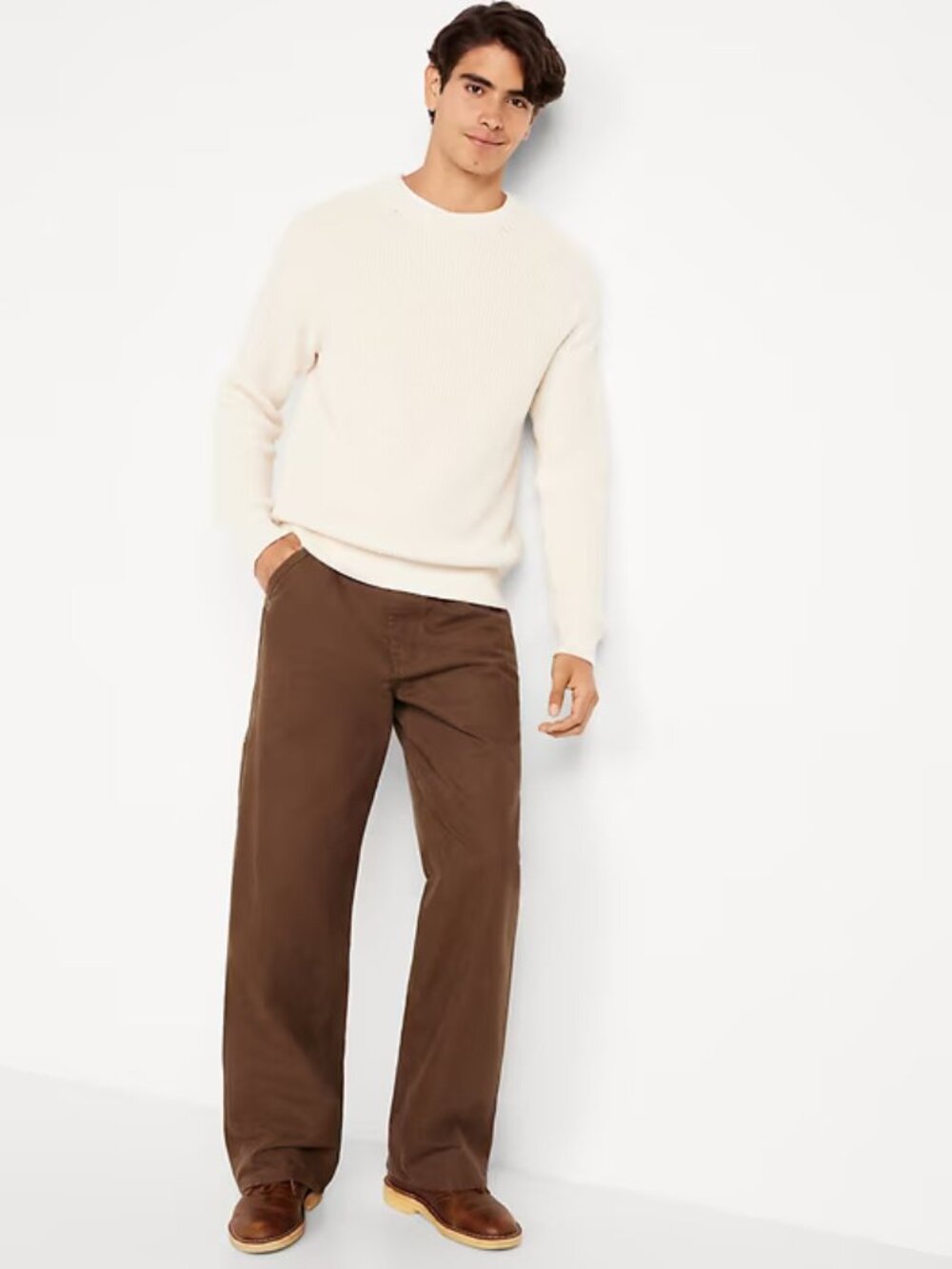 Old Navy Men's 34x34 Brown Baggy Carpenter Pants NWT 50% off Retail